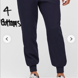 Figs scrubs 4 bottoms 1 top